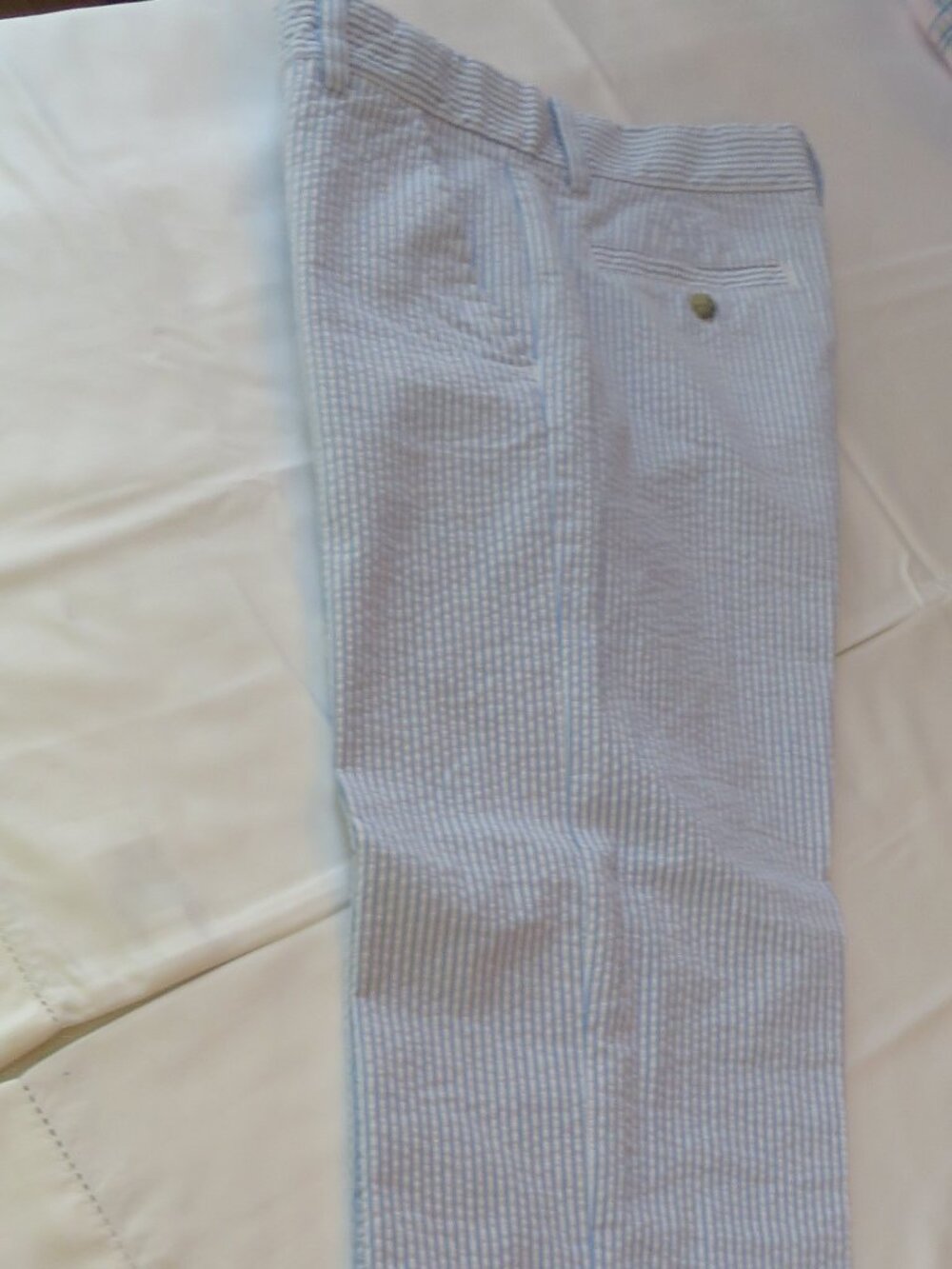 Janie and Jack Pants |Seersucker | Spring Collection | Size 8